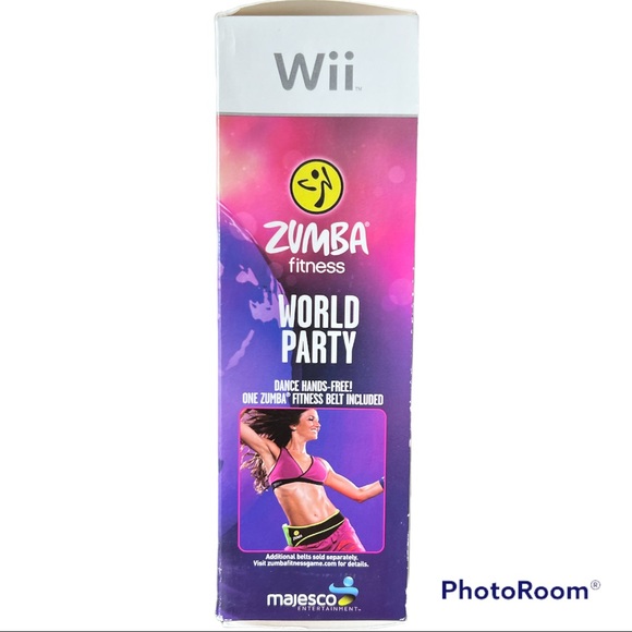 New NIB Nintendo Wii Zumba Fitness World Party video game with fitness belt 2014 - Picture 4 of 4